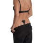 BYE BRA TANGA ADHESIVO ENCAJE NEGRO TALLA uNICA