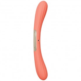 LELO BOOMERANG VIBRADOR DE DOBLE EXTREMO ROJO CORAL
