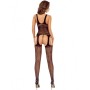 PASSION BS122 BODYSTOCKING ABIERTO NEGRO