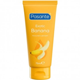 PASANTE LUBRICANTE SABOR BANANA A BASE DE AGUA 75 ML