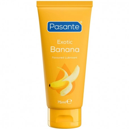 PASANTE LUBRICANTE SABOR BANANA A BASE DE AGUA 75 ML