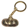 DIABLO PICANTE LLAVERO METAL TETAS DORADO