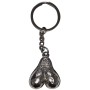 DIABLO PICANTE LLAVERO METAL HUEVOS PLATA