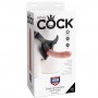 KING COCK HARNESS CON PENE REALiSTICO NATURAL 203 CM