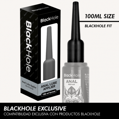 BLACK HOLE APLICADOR DE LUBRICANTE ANAL TALLA L 100 ML