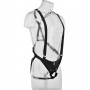 KING COCK STRAP ON CON DILDO HUECO 28 CM Y TIRANTES COLOR CARNE