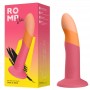 ROMP DIZI DILDO SILICONA CON VENTOSA TRICOLOR 18 CM
