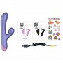 ROMP PULSE VIBRADOR RABBIT DUAL PUNTO G AZUL ELeCTRICO