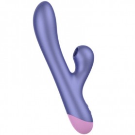 ROMP PULSE VIBRADOR RABBIT DUAL PUNTO G AZUL ELeCTRICO