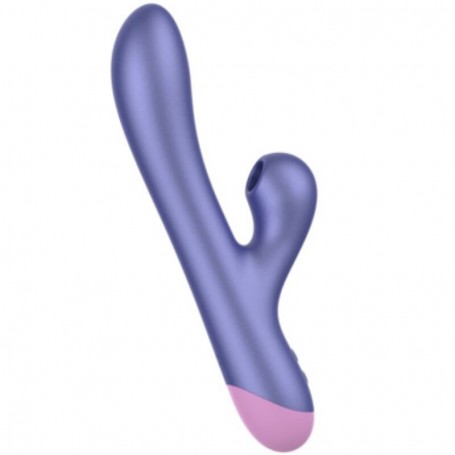 ROMP PULSE VIBRADOR RABBIT DUAL PUNTO G AZUL ELeCTRICO