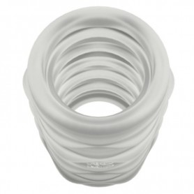 ROMP MOSH MASTURBADOR MASCULINO TRANSPARENTE CON FUNDA REVERSBLE DE 6 CM