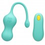 ROMP CELLO HUEVO VIBRADOR MULTIFUNCIoN TURQUESA CONTROL REMOTO