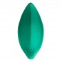 ROMP WAVE VIBRADOR ESTIMULADOR DE CLiTORIS FORMA ERGONoMICA VERDE AGUA