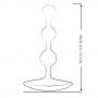 ROMP AMP PURPLE BOLAS ANALES FLEXIBLES DE SILICONA 125 CM MORADO