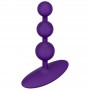 ROMP AMP PURPLE BOLAS ANALES FLEXIBLES DE SILICONA 125 CM MORADO