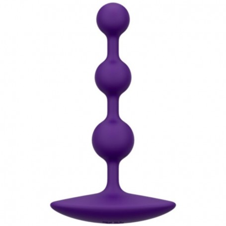 ROMP AMP PURPLE BOLAS ANALES FLEXIBLES DE SILICONA 125 CM MORADO