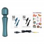 ROMP PRESTO MINI WAND VIBRADOR CABEZAL FLEXIBLE VERDE