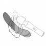 ROMP PRESTO MINI WAND VIBRADOR CABEZAL FLEXIBLE VERDE