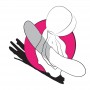 ROMP PINK PEACH SUCCIONADOR DE CLiTORIS FORMA MELOCOToN