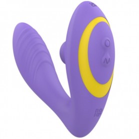 ROMP REVERB ESTIMULADOR PUNTO G Y SUCCIONADOR DE CLiTORIS LILA
