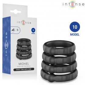 INTENSE MICHIEL SET DE 4 ANILLOS MODELO 10