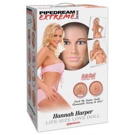 MUNECA HINCHABLE TAMANO REAL CON CARA 3D VAGINA Y ANO REALISTA BOMBA