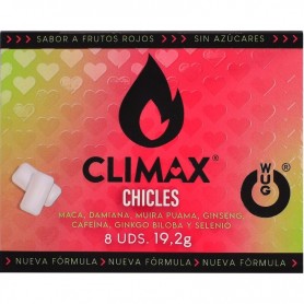 WUG climax El complemento alimenticio que te ayuda a recuperar energia tras la noche BLISTER 8 UDS
