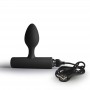 ROCKS OFF NOVA SOLARIS PLUG ANAL FINO RECARGABLE 16 FUNCIONES NEGRO