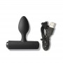 ROCKS OFF NOVA SOLARIS PLUG ANAL FINO RECARGABLE 16 FUNCIONES NEGRO