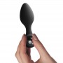 ROCKS OFF NOVA SOLARIS PLUG ANAL FINO RECARGABLE 16 FUNCIONES NEGRO