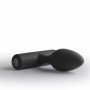 ROCKS OFF NOVA SOLARIS PLUG ANAL FINO RECARGABLE 16 FUNCIONES NEGRO