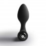 ROCKS OFF NOVA SOLARIS PLUG ANAL FINO RECARGABLE 16 FUNCIONES NEGRO