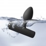 ROCKS OFF NOVA SOLARIS PLUG ANAL FINO RECARGABLE 16 FUNCIONES NEGRO