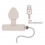 ROCKS OFF NOVA ASTRYX PREMIUM PLUG ANAL RECARGABLE 16 FUNCIONES NEGRO