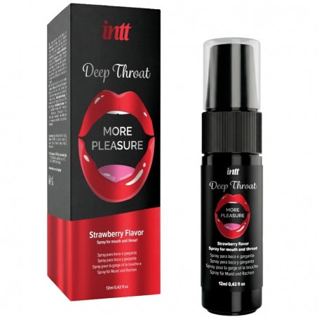 INTT DEEP THROAT MORE PLEASURE SPRAY ORAL SABOR FRESA