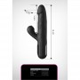 FETISH FANTASY SERIES VIBRADOR RABBIT SONIX SILICONE THRUSTER NEGRO