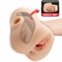 PDX PLUS MASTURBADOR DOBLE VIBRADOR DOUBLE POUNDER SQUEEZE LIGHT 205 CM