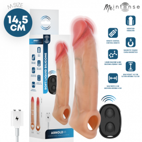 MR INTENSE ARNOLD M VIBRADOR FUNDA PENE SILICONA CONTROL REMOTO 145 CM Ø 4 CM