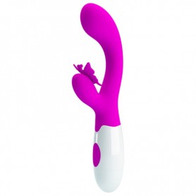 PRETTY LOVE BUTTERFLY KISS VIBRADOR RABBIT 30 FUNCIONES MORADO