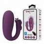 PRETTY LOVE KLAY VIBRADOR HUEVO CON EMPUJE APP CONTROL MORADO