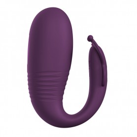 PRETTY LOVE KLAY VIBRADOR HUEVO CON EMPUJE APP CONTROL MORADO