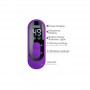 PRETTY LOVE SABIEN VIBRADOR RABBIT CON ESTIMULACIoN POR GOLPETEOS Y LED MORADO