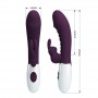 PRETTY LOVE NAUGHTY BUNNY VIBRADOR RABBIT 30 FUNCIONES MORADO