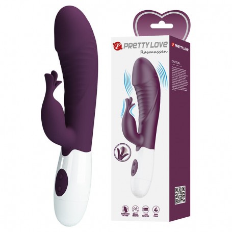 PRETTY LOVE ROGUE MUSE VIBRADOR RABBIT 30 FUNCIONES MORADO