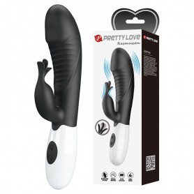 PRETTY LOVE RASMUSSEN VIBRADOR RABBIT 30 FUNCIONES NEGRO