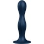 SATISFYER DOUBLE BALL R DILDO SILICONA AZUL