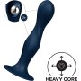 SATISFYER DOUBLE BALL R DILDO SILICONA AZUL