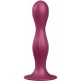 SATISFYER DOUBLE BALL R DILDO SILICONA GRANATE