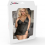 SUBBLIME BABYDOLL ENCAJE FLORAL ROJO S M