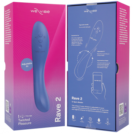 WE VIBE RAVE 2 VIBRADOR PUNTO G AZUL